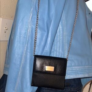 Bvlgari Black Leather Wallet w/ COA